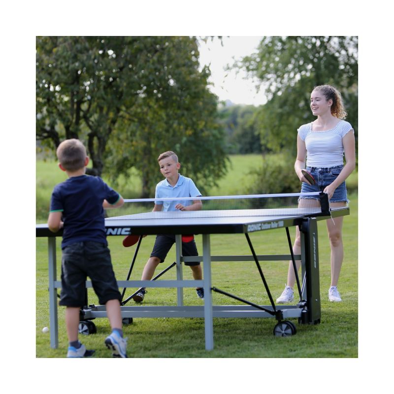 Фотография Теннисный стол DONIC OUTDOOR ROLLER 1000 GREY 8