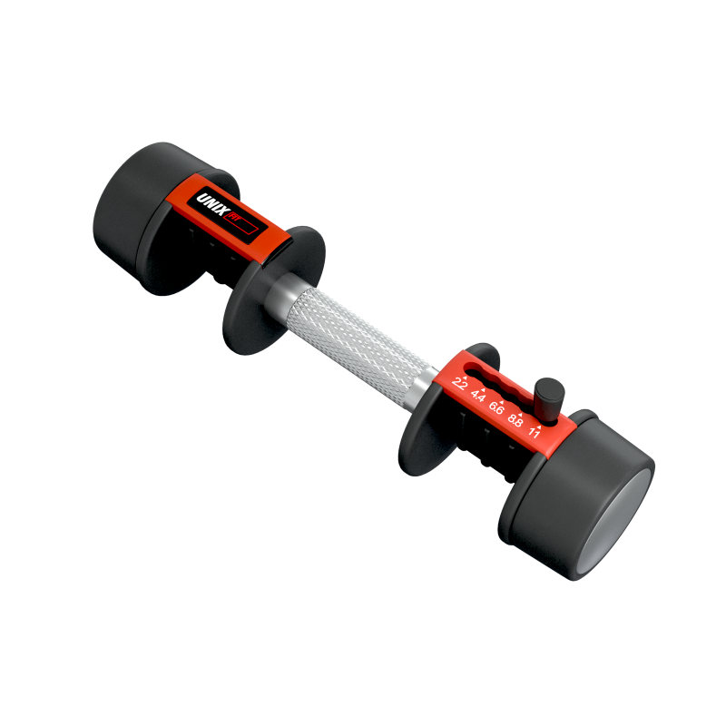 Фотография Гантель регулируемая UNIX Fit 11 кг красная / черная 13
