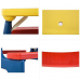 Миниатюра Стол садовый с лавочками UNIX Kids Garden Yellow 2  мини