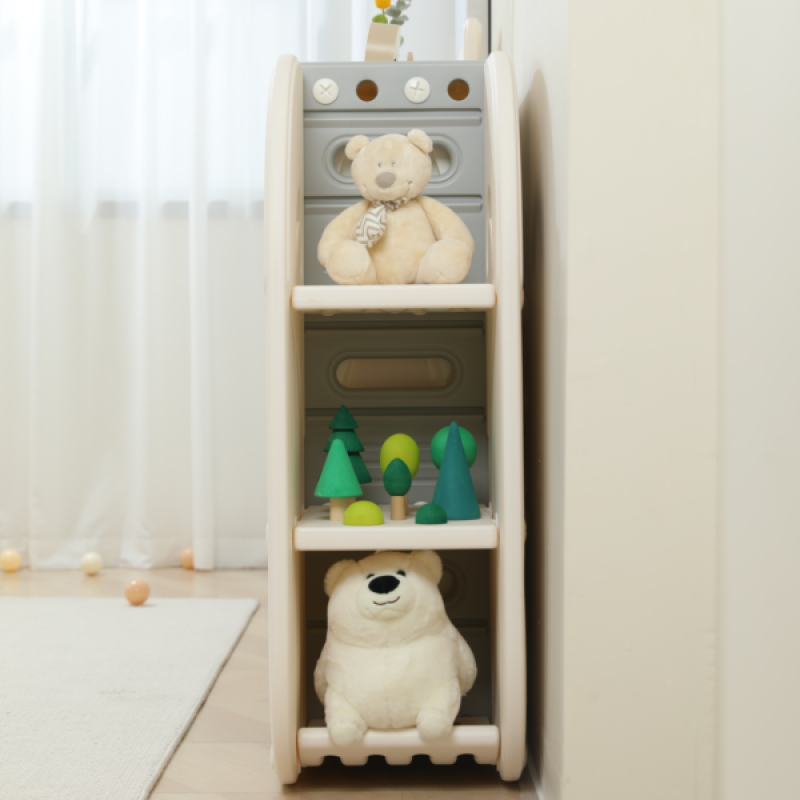 Фотография Стеллаж UNIX Kids Whale White (8 ящиков) 2