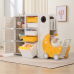 Миниатюра Стеллаж для игрушек UNIX Kids Moon 8 (3 полки + 5 ящиков) 1  мини