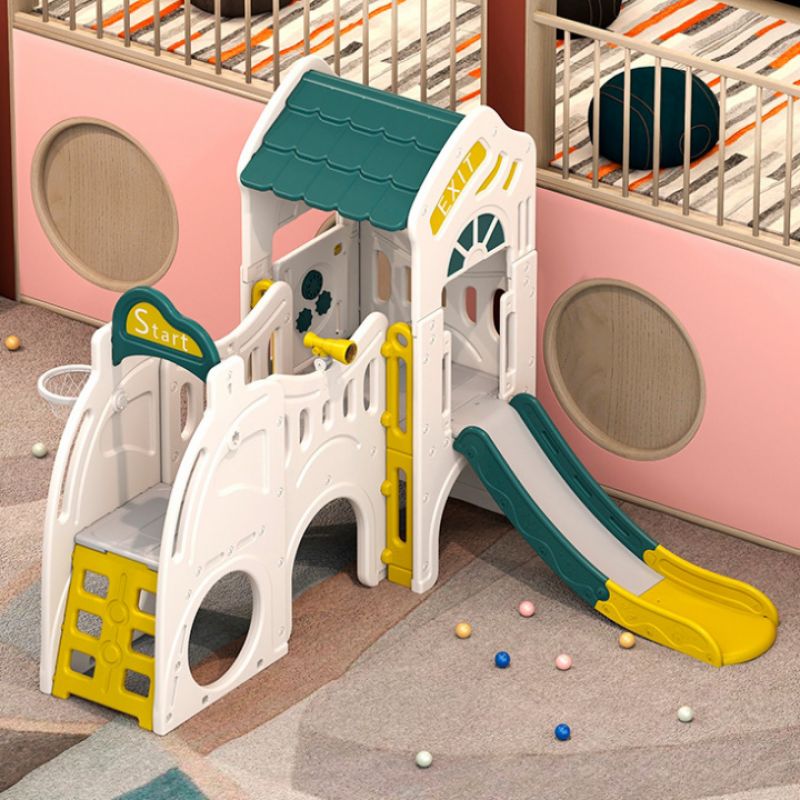 Фотография Игровой комплекс UNIX Kids Playhouse с горкой 0