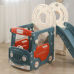 Миниатюра Игровой комплекс с горкой и качелями UNIX Kids Bus (171 cm) Red 1  мини