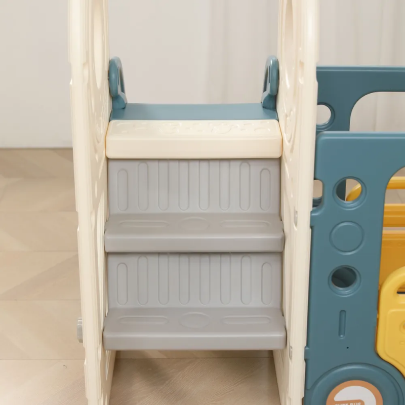Фотография Игровой комплекс с горкой и качелями UNIX Kids Bus (171 cm) Yellow 2