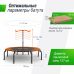 Миниатюра Батут UNIX Line FITNESS Premium (127 см) Orange 4  мини