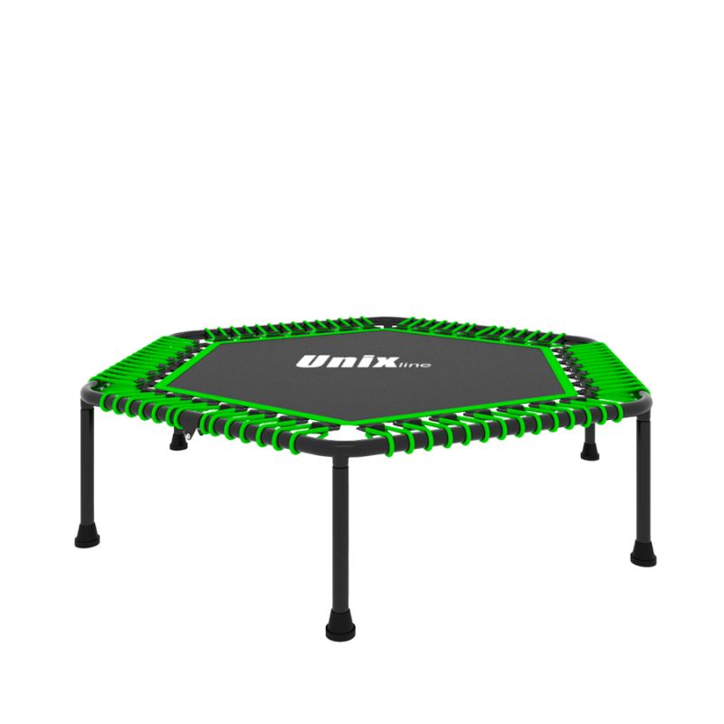 Фотография Батут UNIX Line FITNESS Lite Green (130 см) 0