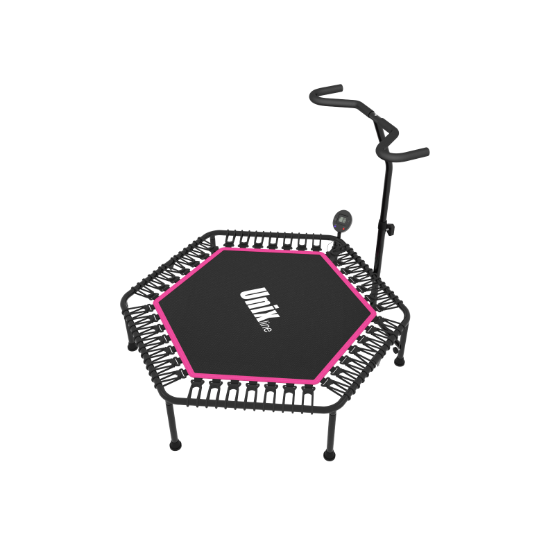 Фотография Батут UNIX Line FITNESS Pink PRO (130 см)  8
