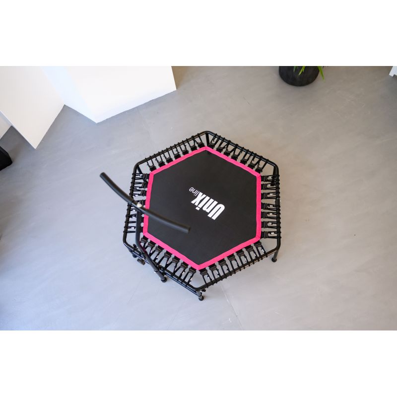 Фотография Батут UNIX Line FITNESS Pink (130 см) 11