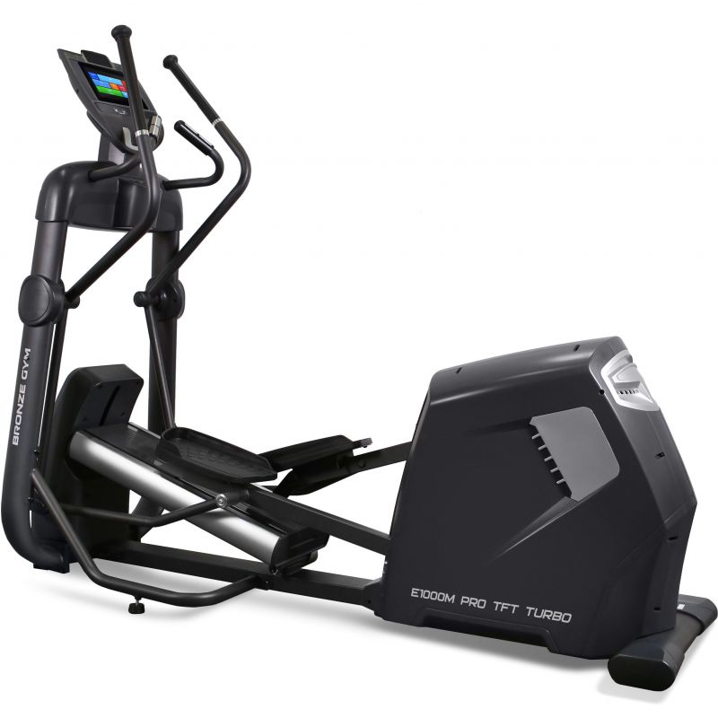Фотография Эллиптический эргометр BRONZE GYM E1000M PRO TFT TURBO с автонаклоном 0
