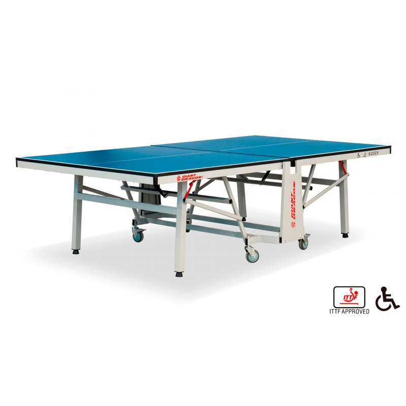 Фотография Теннисный стол складной для помещений "K-2023 ITTF Indoor" (274 Х 152.5 Х 76 см ) с сеткой 0