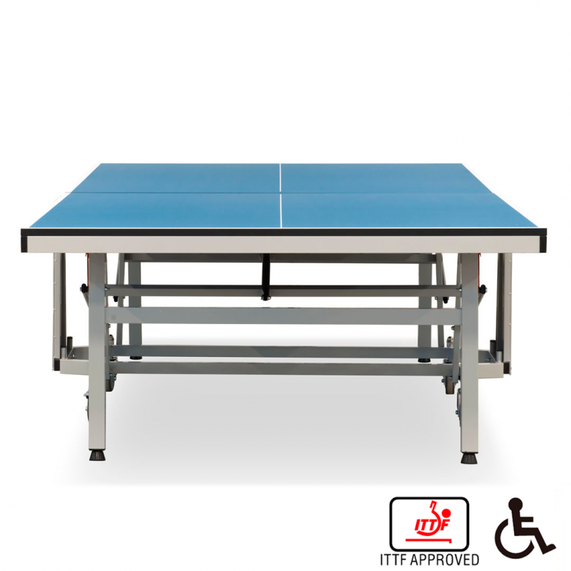 Фотография Теннисный стол складной для помещений "K-2023 ITTF Indoor" (274 Х 152.5 Х 76 см ) с сеткой 2