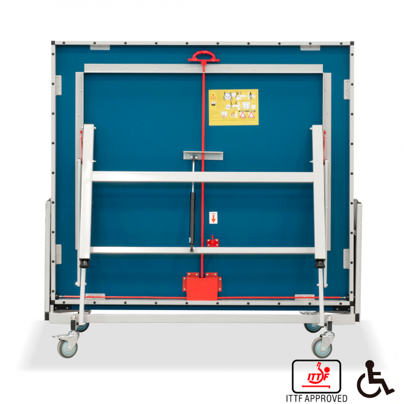 Фотография Теннисный стол складной для помещений "K-2023 ITTF Indoor" (274 Х 152.5 Х 76 см ) с сеткой 5