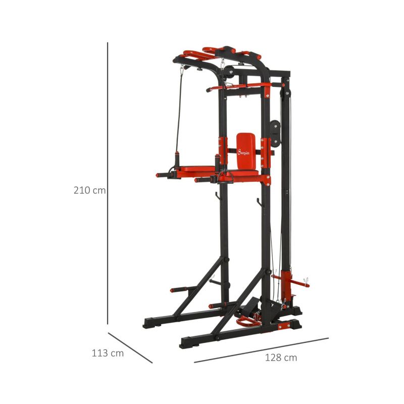Фотография Турник-брусья, тяга сверху DFC HOMEGYM HOMCOM 3