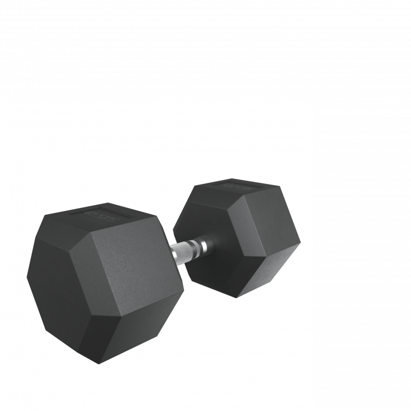 Фотография Гантель гексагональная UNIX Fit обрезиненная 42,5 кг 7