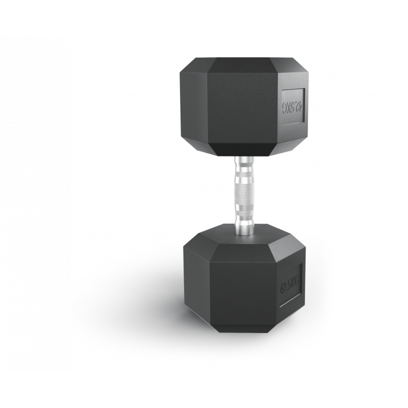 Фотография Гантель гексагональная UNIX Fit обрезиненная 42,5 кг 6