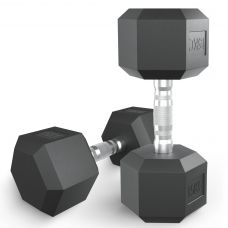 Гантель гексагональная UNIX Fit обрезиненная 15 кг