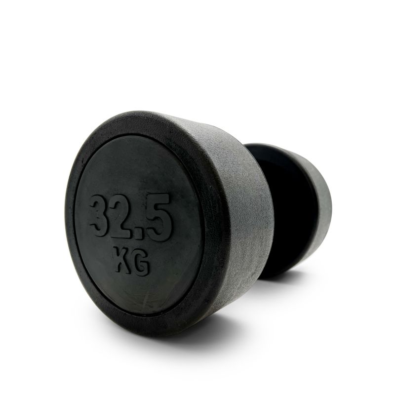 Фотография Гантель UNIX Fit PRO круглая обрезиненная 32,5 кг 0