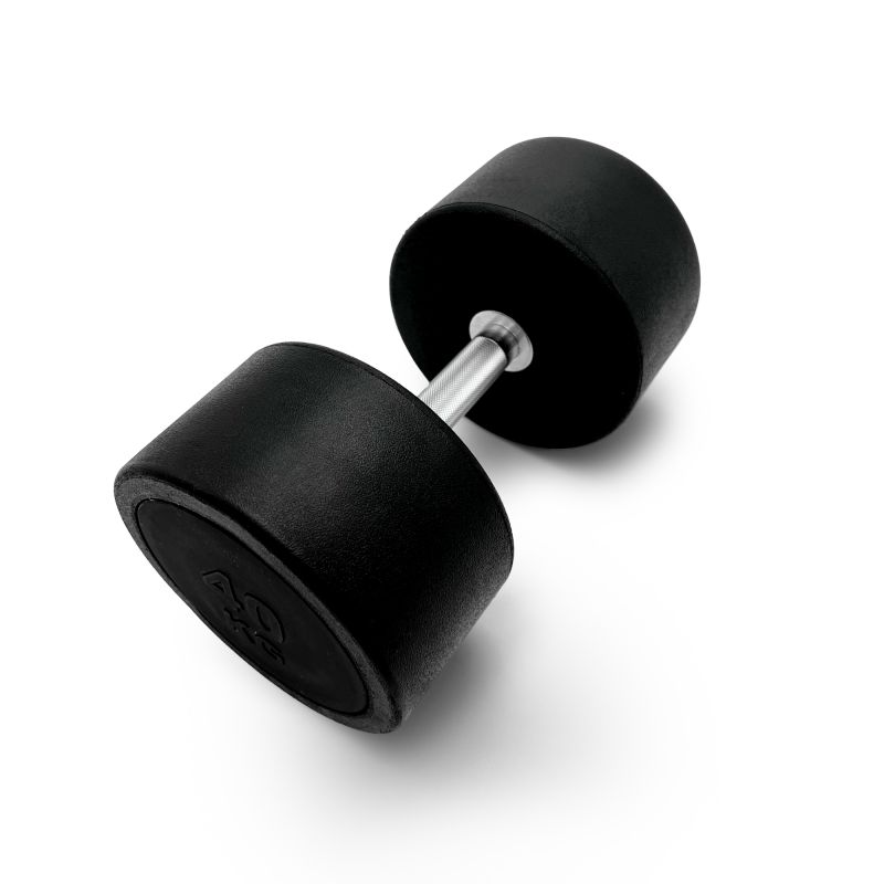 Фотография Гантель UNIX Fit PRO круглая обрезиненная 40 кг 2