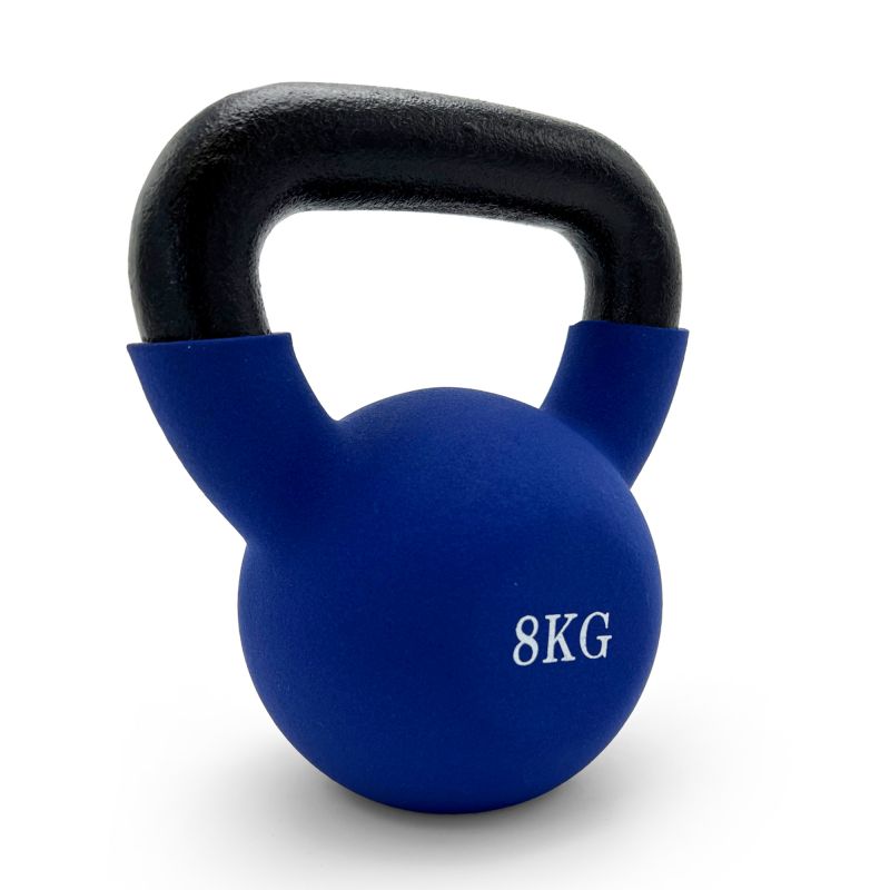 Фотография Гиря UNIX Fit виниловая 8 кг Blue 0