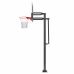 Миниатюра Баскетбольная стойка стационарная UNIX Line B-Stand-TG 54"x32" R45 H230-305 см 6  мини