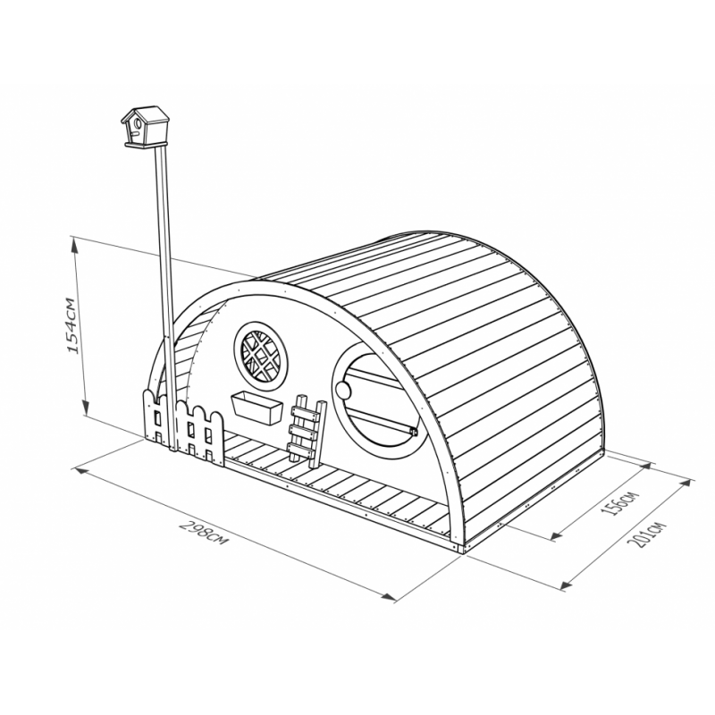 Фотография Игровой домик Hobbit external 4