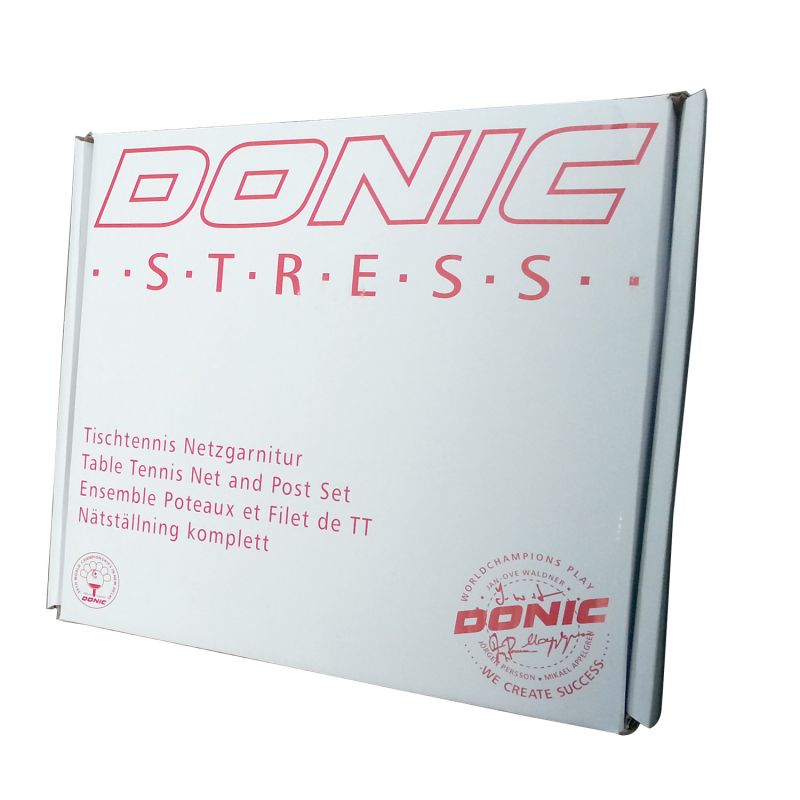 Фотография Сетка с креплением Donic STRESS черный/синий 1