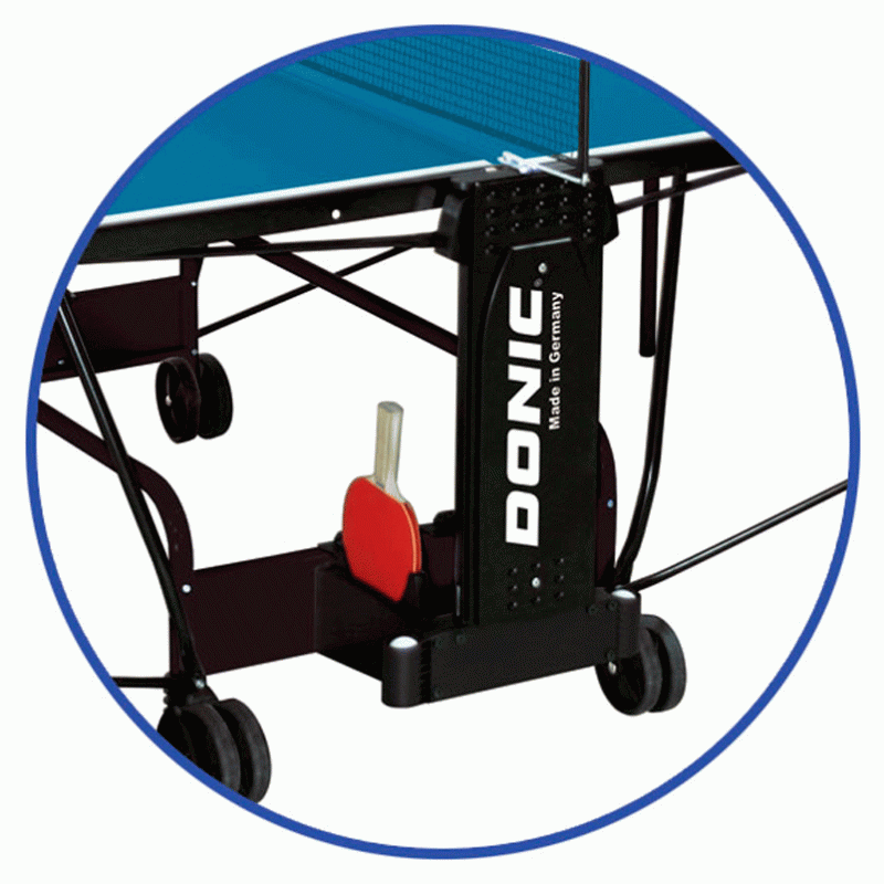 Фотография Всепогодный Теннисный стол Donic Outdoor Roller 600 синий 1