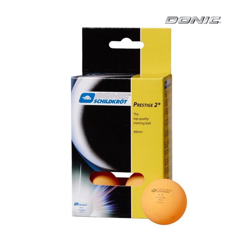 Фотография Мячики для настольного тенниса DONIC PRESTIGE 2, 6 шт, оранжевый 0